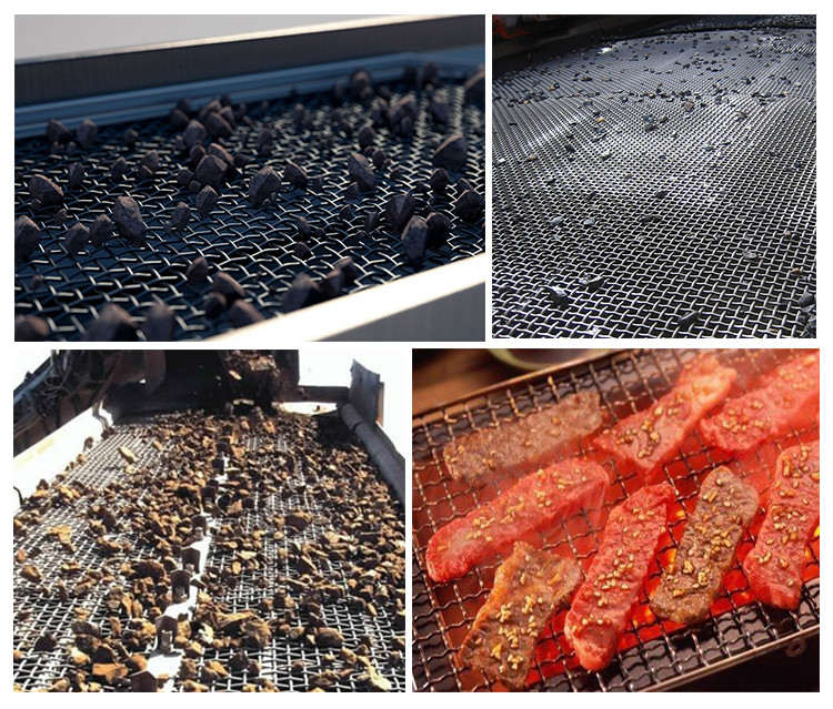 OEM Crimped Woven Vibrating Screen Crimped Wire Mesh Square Hole