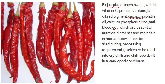 Deep Red Er Jing Tiao Pepper For Cooking Robust Fragrance