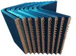 Refrigeration Chiller Condenser Coil Water Cooled Louver Fin