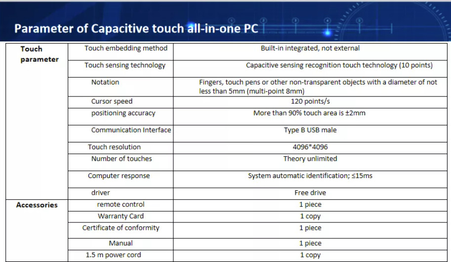 50 55 65 75 86 98inch portable interactive whiteboard Device All In One