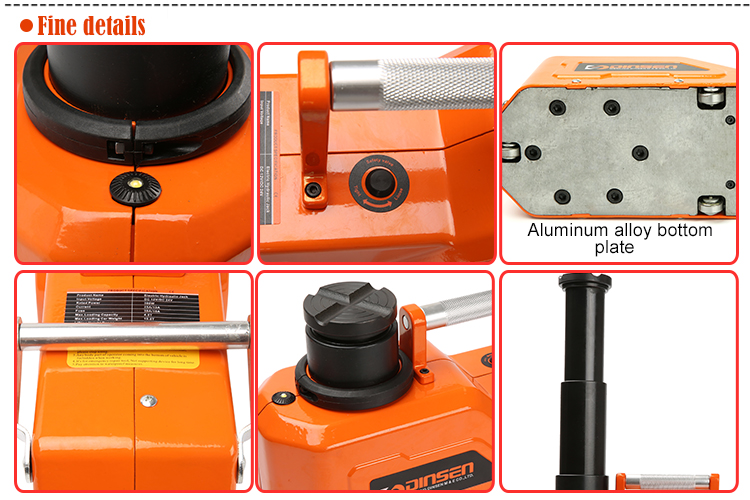 Adjustable 10 Ton Hydraulic Jack , 13A Hydraulic Heavy Duty Bottle Jack