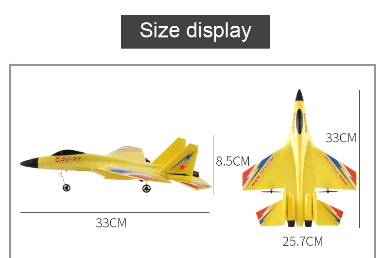 Remote Control Glider Toy for Children Electric AA Foam Airplane Flying Toy 100m Range