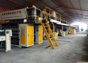 China 3 Ply 5 Ply Corrugated Cardboard Production Line 80-200 M / Min Easy Operation wholesale