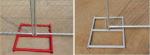 8ftx12ft 1830mm x 2650mm tubing 1½"(38mm) cross brace temporary chain link fence