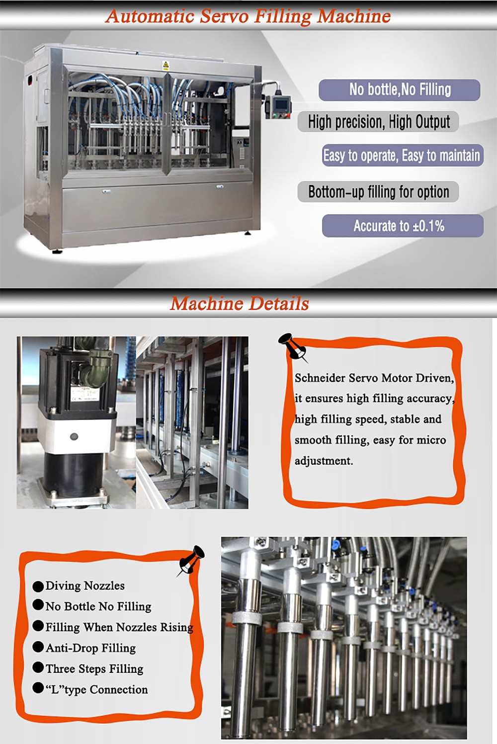Schneider PLC Control Pneumatic Industrial Bottle Washer In Beverage Industry