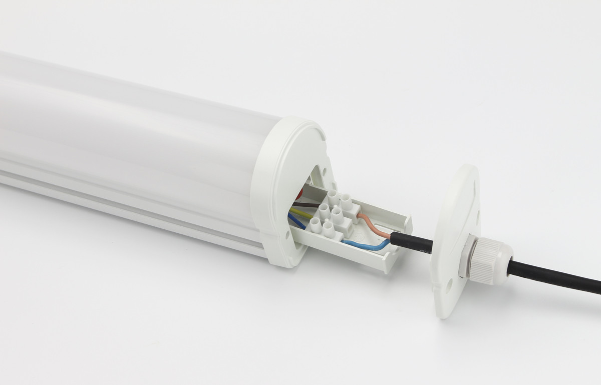 Natural White LED Batten Light,extrusion mix material case,SMD 2835 0.2W LED Chips