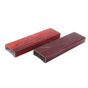 China 6061 6063 t5 aluminum tube thick wall wood grain wholesale