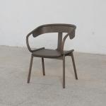 Sleek Brown Oak Banquet Chairs White Unfolding For Hotels