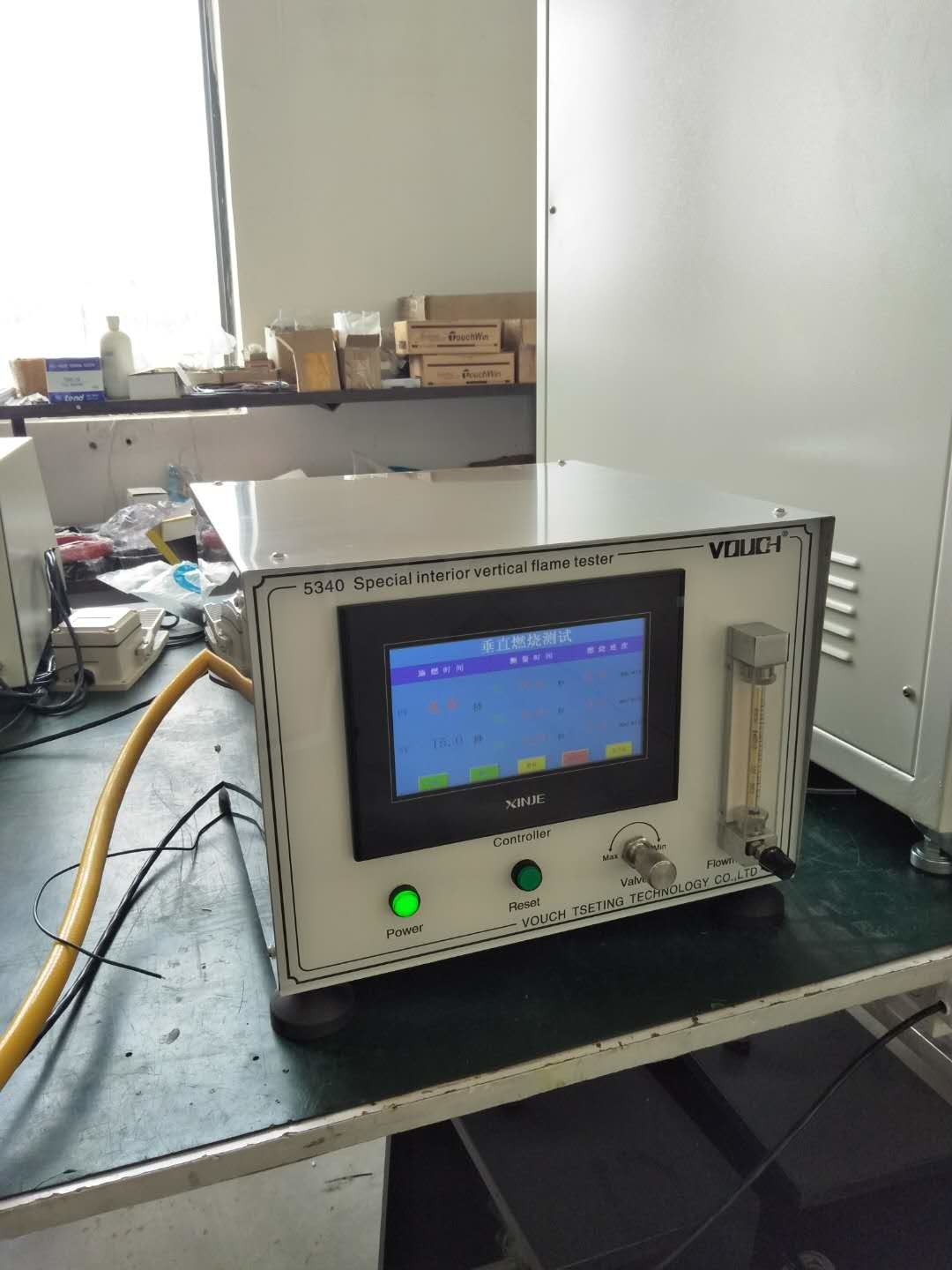 Flammability Test Apparatus of Combustion Vertical Chamber Apparatus Special Vehicle Flammability Test