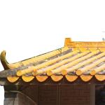 Traditional Terracotta Chinese Temple Roof Tile 180*180mm Flat Tile Ceramic