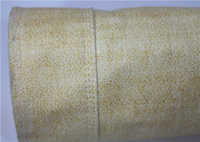 Nomex Industrial Filter Bags , High Temperature Filter Bags Needle Punched Cylindrical