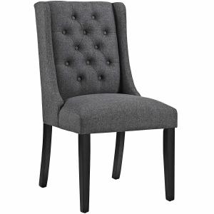 China Kitchen Fabric Covered Dining Chairs , Fabric Parsons Chair Tufted Upholstered wholesale