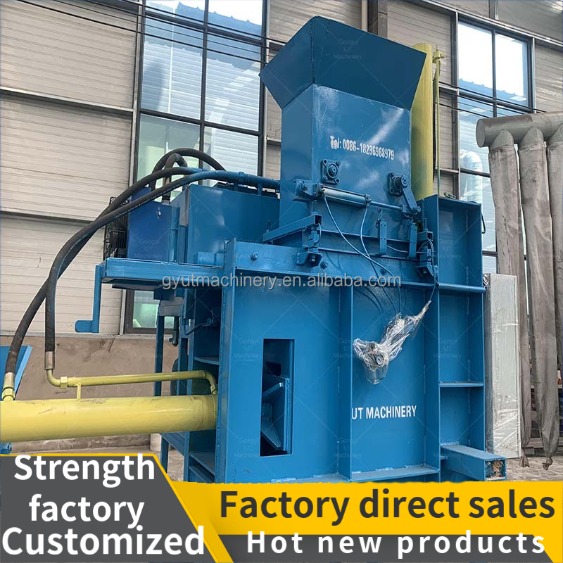 Tractor Trailed Electric Motor Wood Sawdust Baler Machine for Bedding Compressing