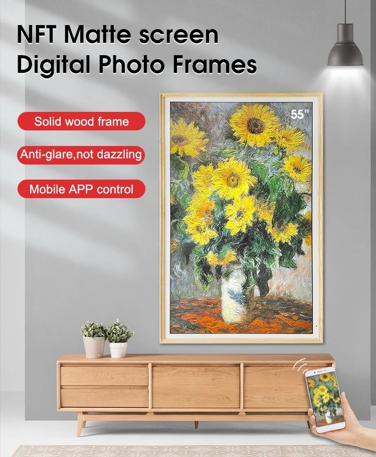 21.5 24 27 32 Inch Digital Photo Frame 1920 X 1080 For Home Wall Mount