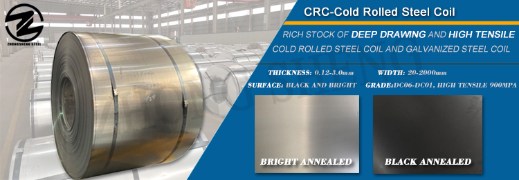 Length Non-oiled 0.6mm Cold Rolled Steel Spcc Hot Rolled Carbon Steel Coils Carbon Steel Strip Coils