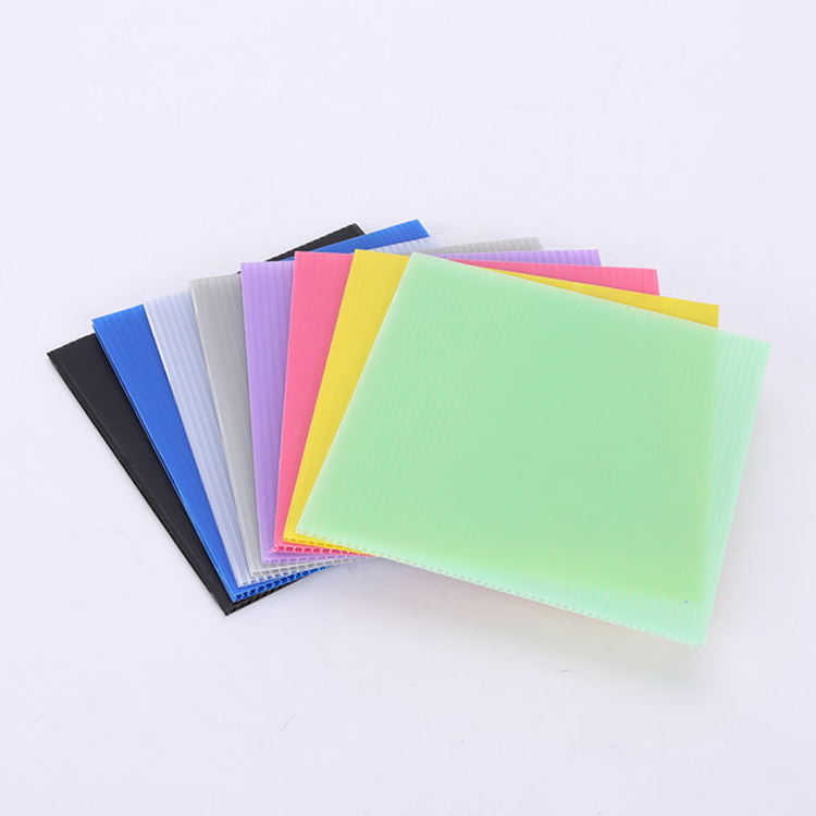 A4 Nuc Asparagus Corrugated Plastic Sheet Box With UV Coating