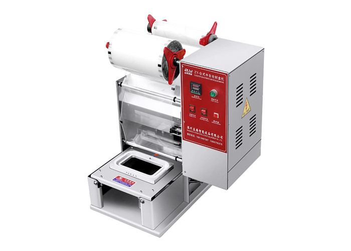 500W Disposable Automatic Tray Sealing Machine 500pcs/H For Tray And Bowl