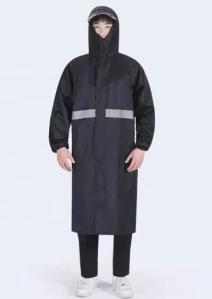 China Waterproof Long Men'S Construction Rain Coat Traffic Work Oxford PVC Material wholesale