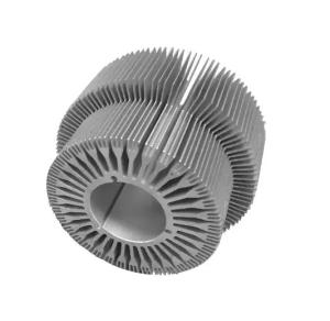 China High quality anodized aluminium extrusion sunflower heat sink wholesale