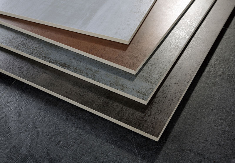 24"X24" Duraceramic Non Slip Anti Acid Metallic Rust Ceramic Floor Tile Rust Color Tile Cement Look Porcelain Tile