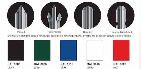 ISO-2001 Corrosion Proof Tower Fencing , Anti Theft 4 Foot High Fencing