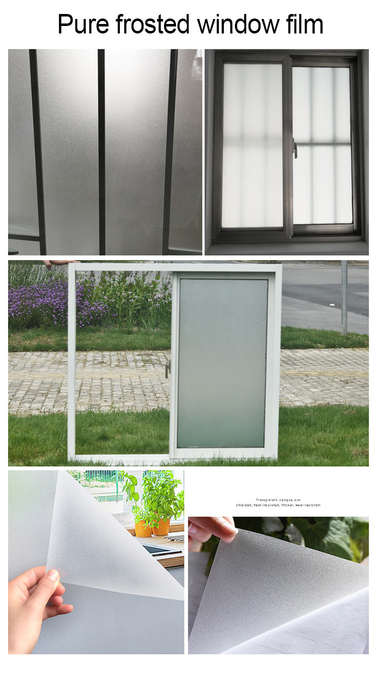 1.52*30m Decorative Frosted Heat Resistant Matte White Glass Window Tint Film
