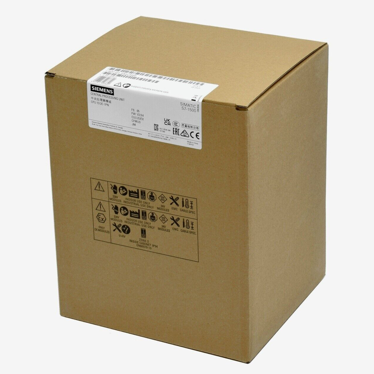 SIEMENS PLC SIMATIC S7-1500CPU 1512C-1 PN 6ES7512-1CK01-0AB0 SIMATIC MEMORY CARD NECESSARY