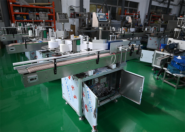 Automatic Pharma Label Printing Machine Equipment For vials, ampoules, round bottles