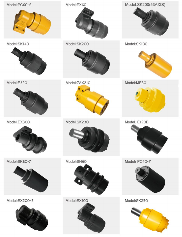 Excavator top roller PC60-6 EX60 SK140 SK200 ZAX210 E120B PC200-5 for excavator spare parts