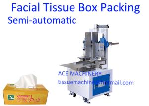 China 35 Box/Min Semi Auto Tissue Paper Packing Machine wholesale