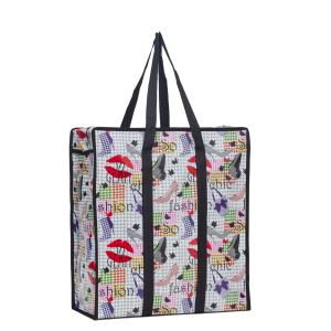 China Strong Nylon Handled Woven Bag Customizable Eco Friendly Waterproof Shopping Tote wholesale