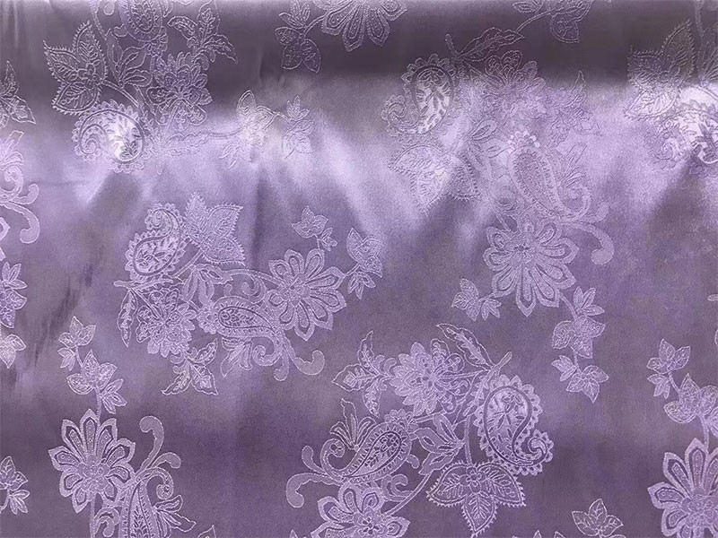 100% Polyester Satin Jacquard Brocade Fabric Taffeta Yarn Dyed