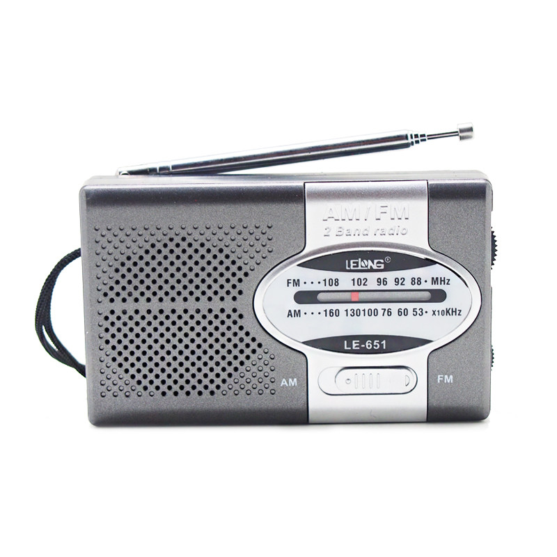 Emergency Situations Portable AM FM Stereo Radio Support for Earphone Listening Frequency FM88-108MHz AM530-1600KHz