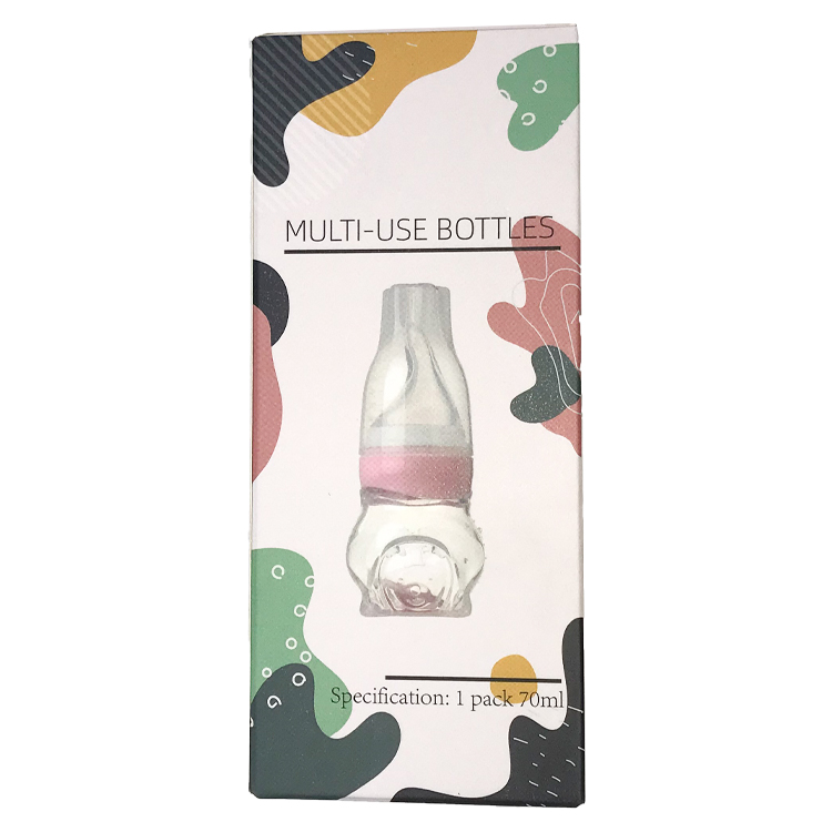 BPA Free Newborn Teething Toys Milk Bottle Medium Flow Customized