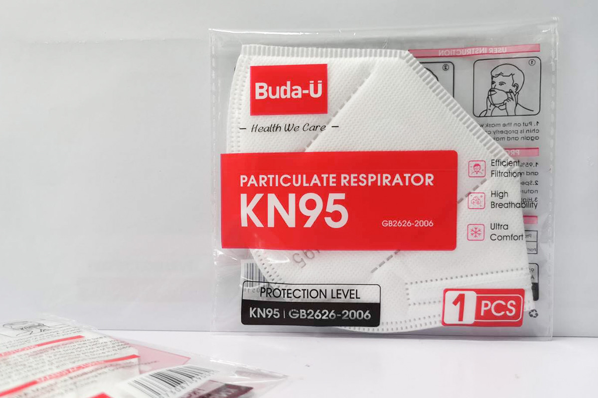 Rispirator KN95 Face Mask , Folding Type 5 Layers Mask With FDA Registration
