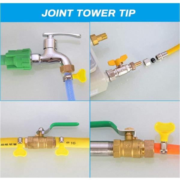 1/4inch / 6mm Hose Barb , Male BSP Thread Brass Barbed Coupling