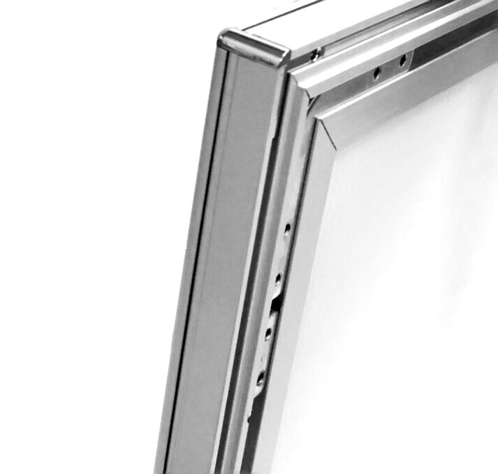 Aluminum Profile Snap Frame Light Box For Supermarket Customized Size