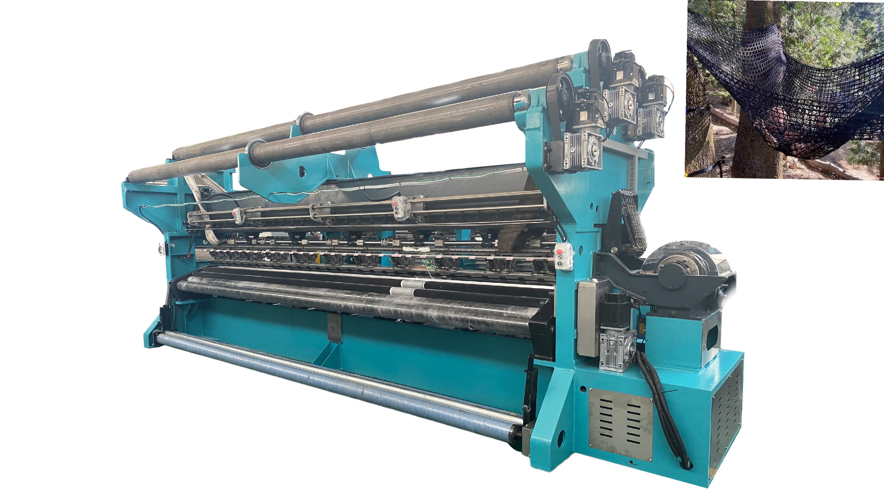 High Production Capacity Safety Net Machine For Construction 300-400 Kg/Day