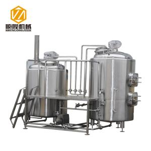 China Industrial Craft Beer Brewing Equipment 1000L Conical Fermenters Steam Heating wholesale