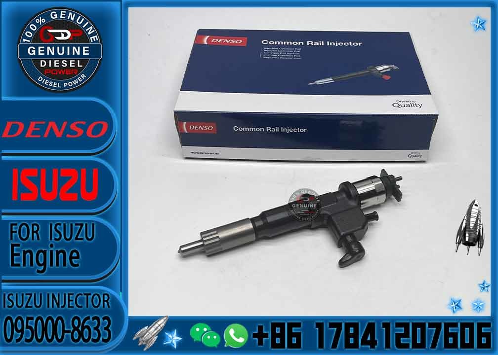 High Quality Diesel Injector Diesel Common Rail Injector 095000-8633 8-98139816-3 8981398163 Diesel Engine Parts 095000-
