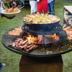 Cooking Barbecue Bbq Grill Corrosion Resistant Diameter 1000mm