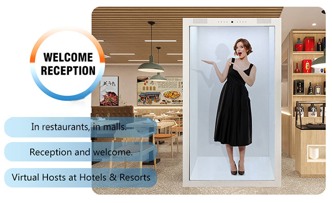 Whit 4K Transparent LCD Showcase For Product Display And Interactive Branding