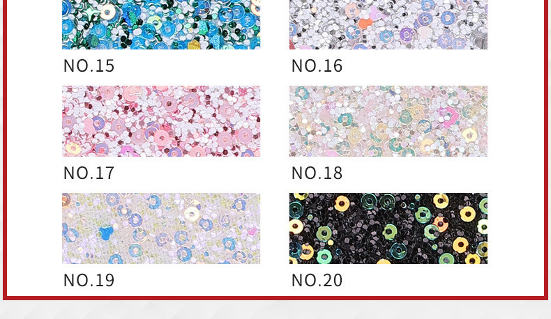 Sequins Bright Glitter PU Leather Printed Artificial PU Material