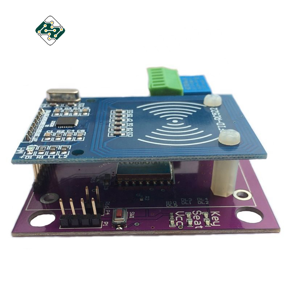 FM Radio Multilayer Printed Circuit Board For Micro SD Card USB MP3 Player
