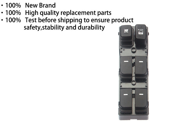 Front Left Auto Window Switch Replacement For Hyundai Forte With Red Light