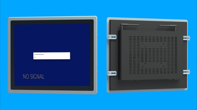 17-Inch Industrial Monitor for Security Systems and Logistics Operations
