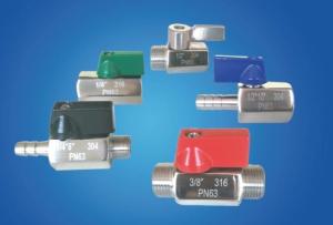 China Stainless Steel Mini Ball Valve Series For Fluid Industry wholesale