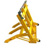 Aluminum Rubber Sheet Anti Vehicle Barriers Weighs 25kg Low Speeds