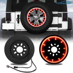 China Jeep Wrangler Spare Tire 3rd Brake Light 5W Jeep Back Window Hinge Cover wholesale
