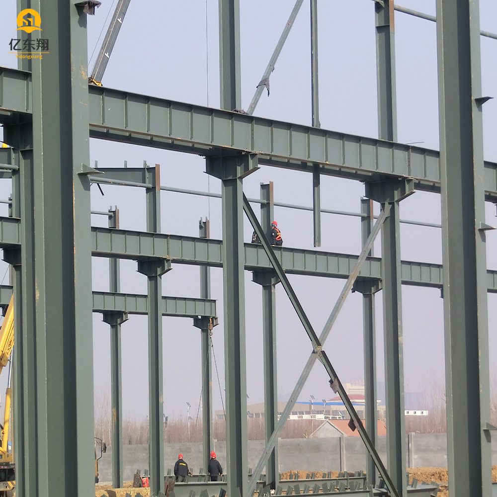 Wide Span Steel Frame Building Construction Prefab Metal Storage Buildings